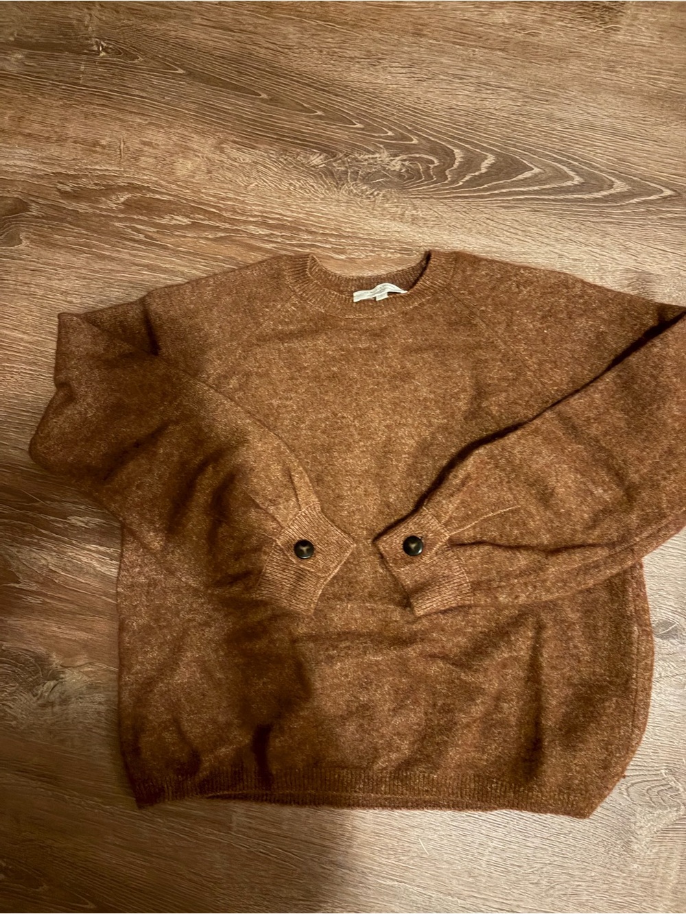 Sézane Louisa Jumper Light Chocolate Brown Size L